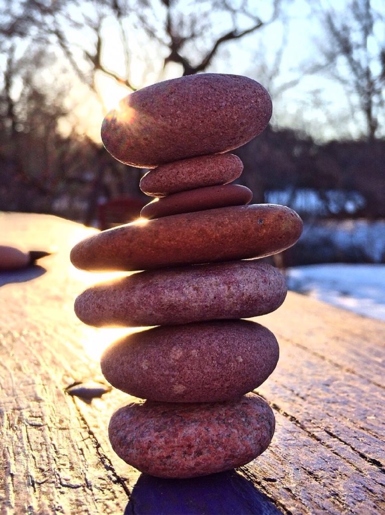 stacked stones, relax, balance
